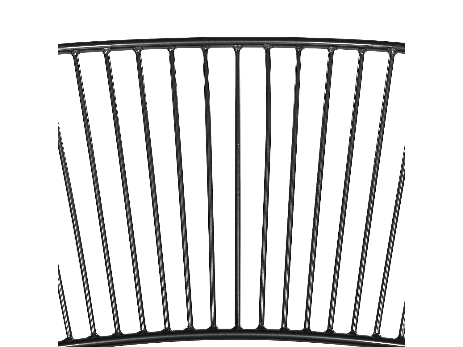 Lot de 2 chaises de salle à manger RIGBY Métal Noir