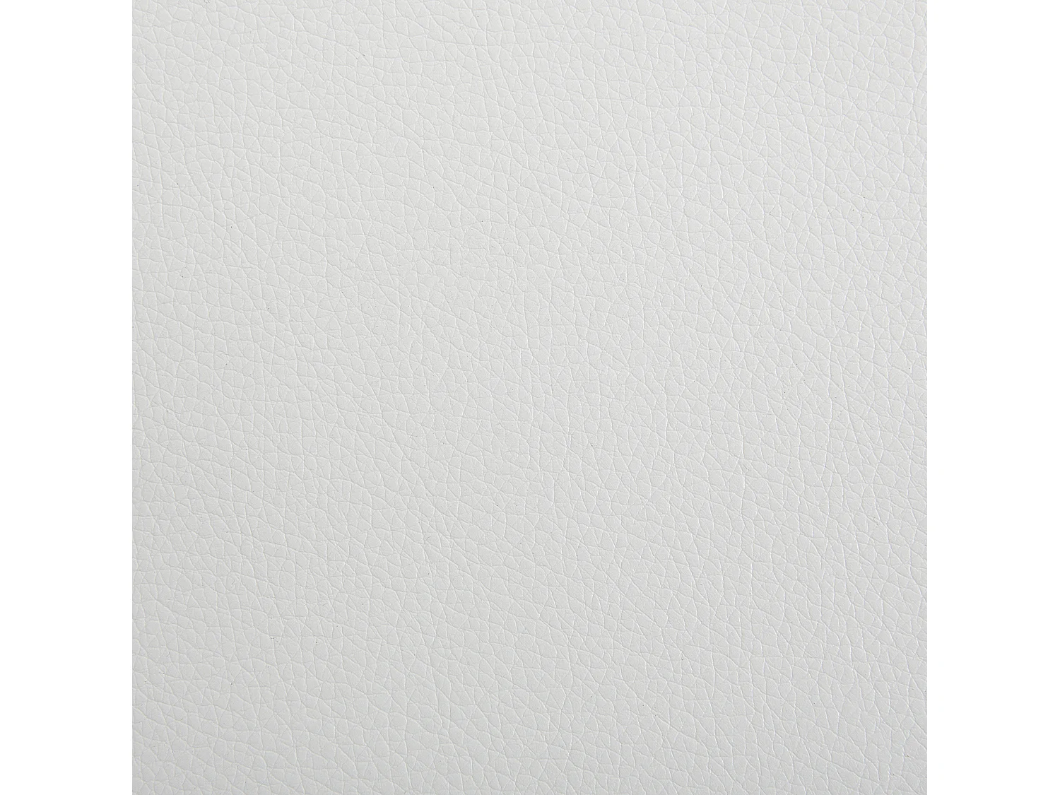 2 chaises en simili cuir blanc LYNN