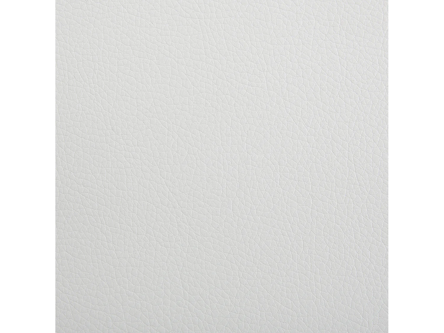 2 chaises en simili cuir blanc LYNN