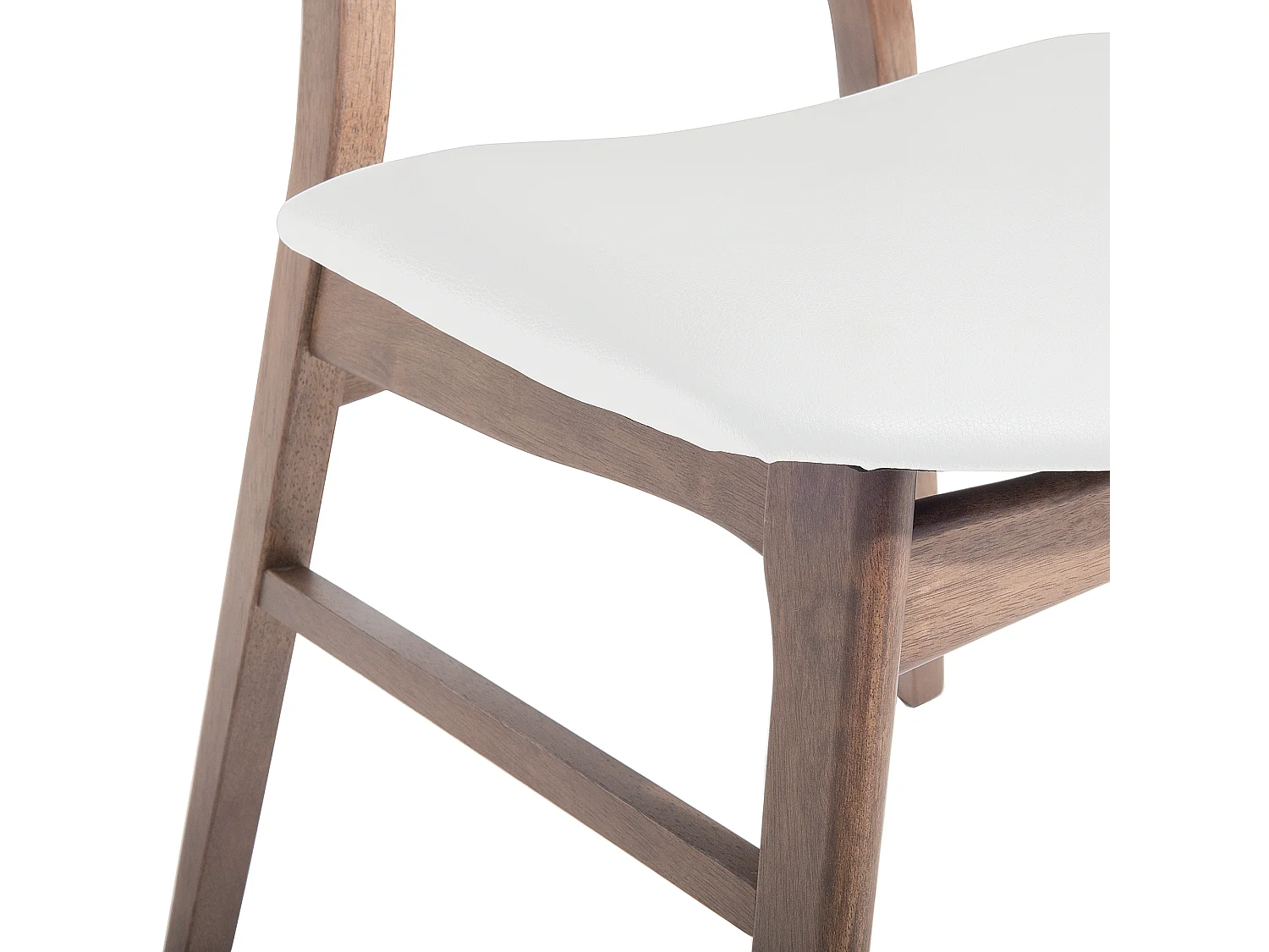 Esszimmerstuhl 2er Set LYNN Holz Weiss