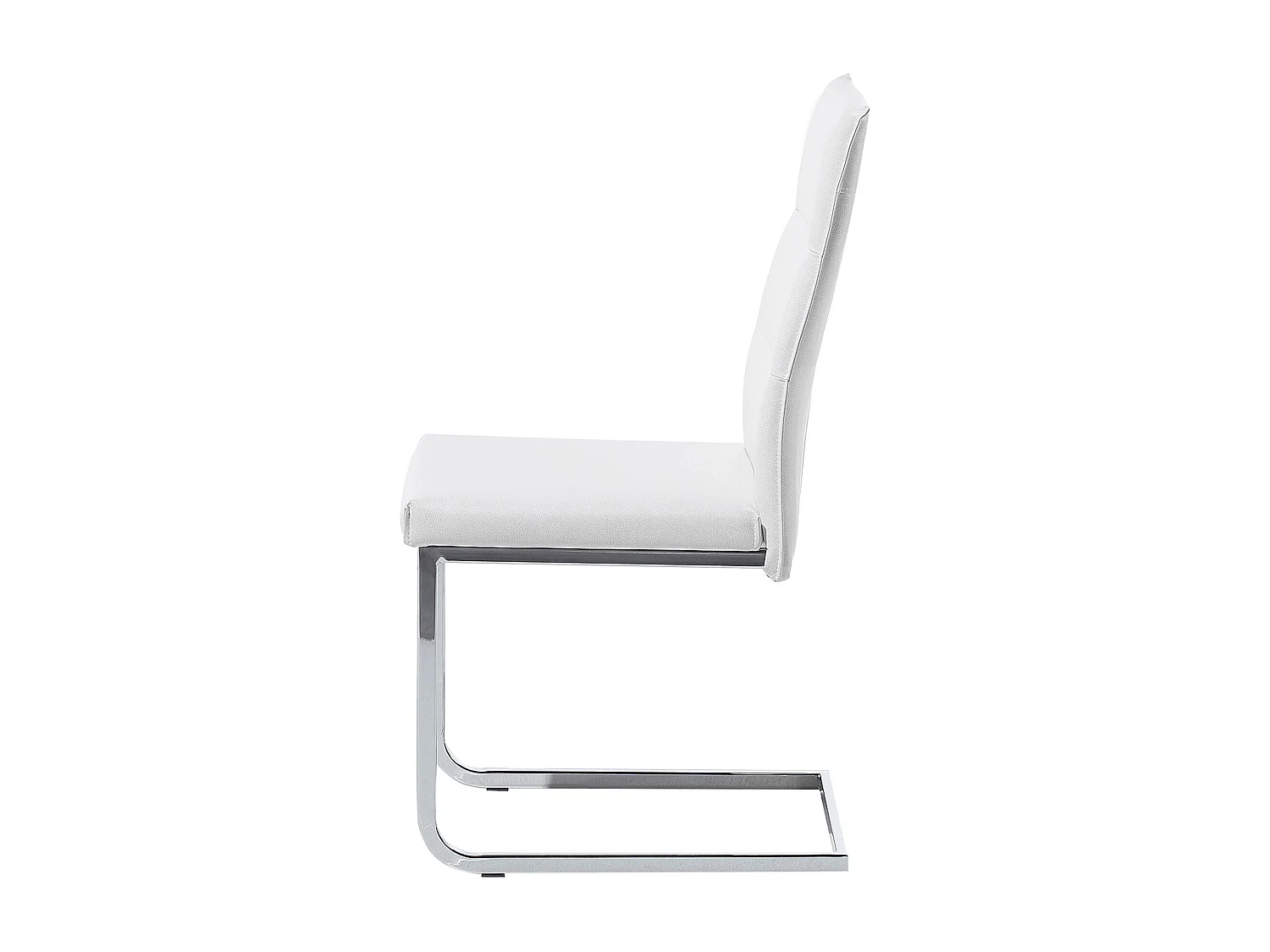 Set van 2 eetkamerstoelen ROCKFORD Kunstleer Wit