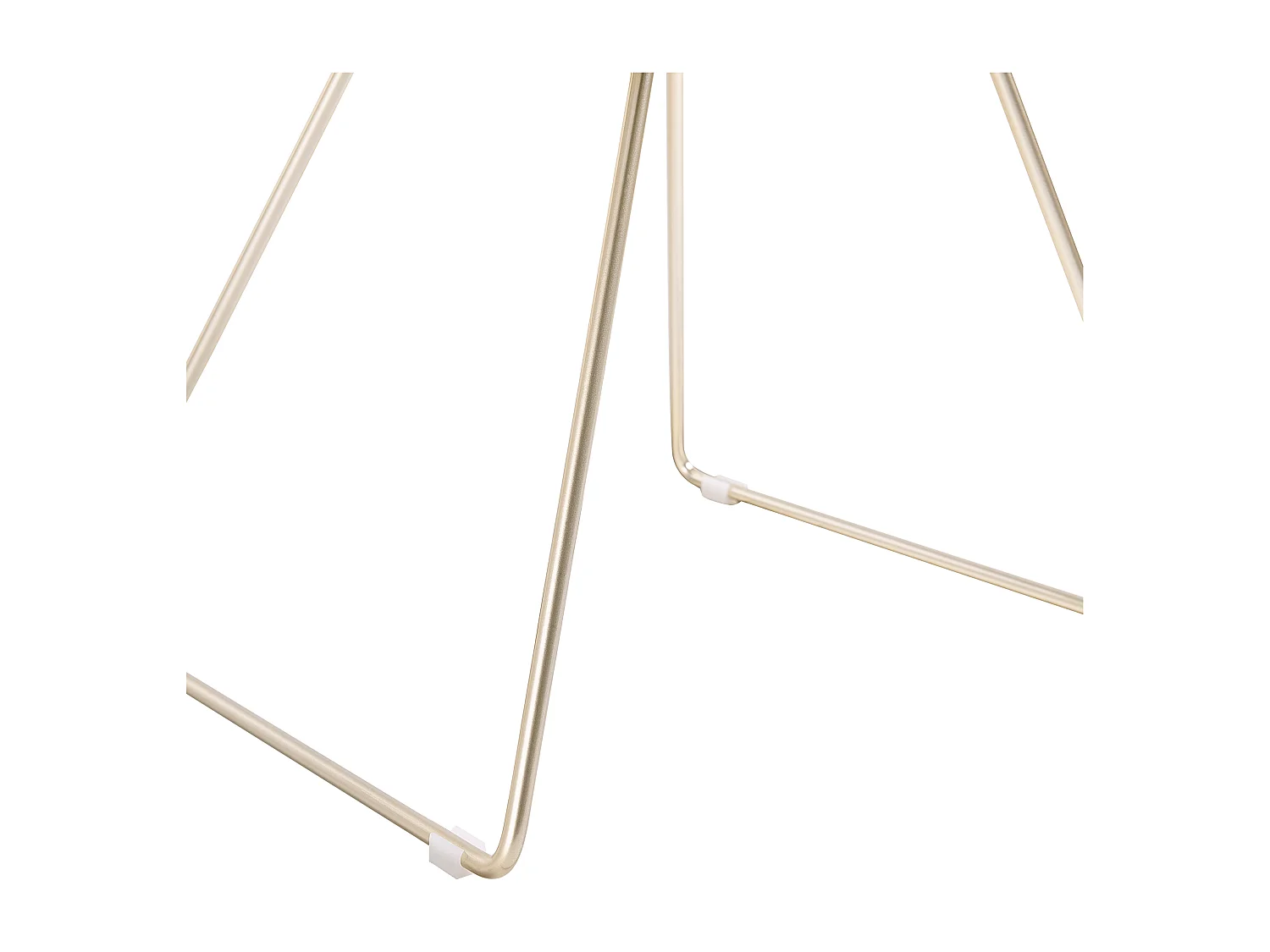 Lot de 2 chaises de salle à manger HARLAN Métal Doré