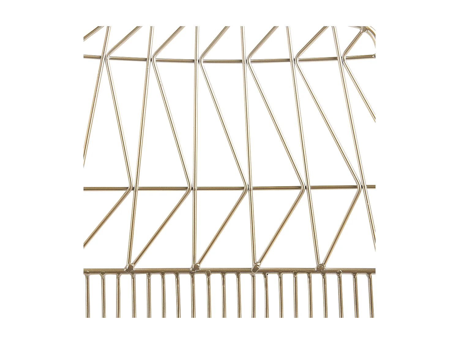 Lot de 2 chaises de salle à manger HARLAN Métal Doré