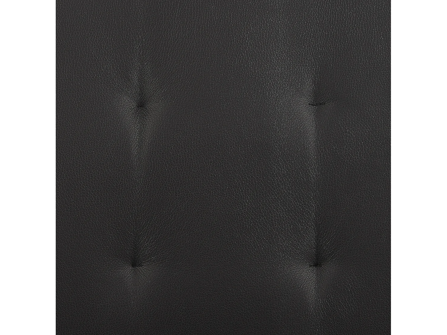 Conjunto de 2 cadeiras de jantar ROVARD Pele sintética Preto