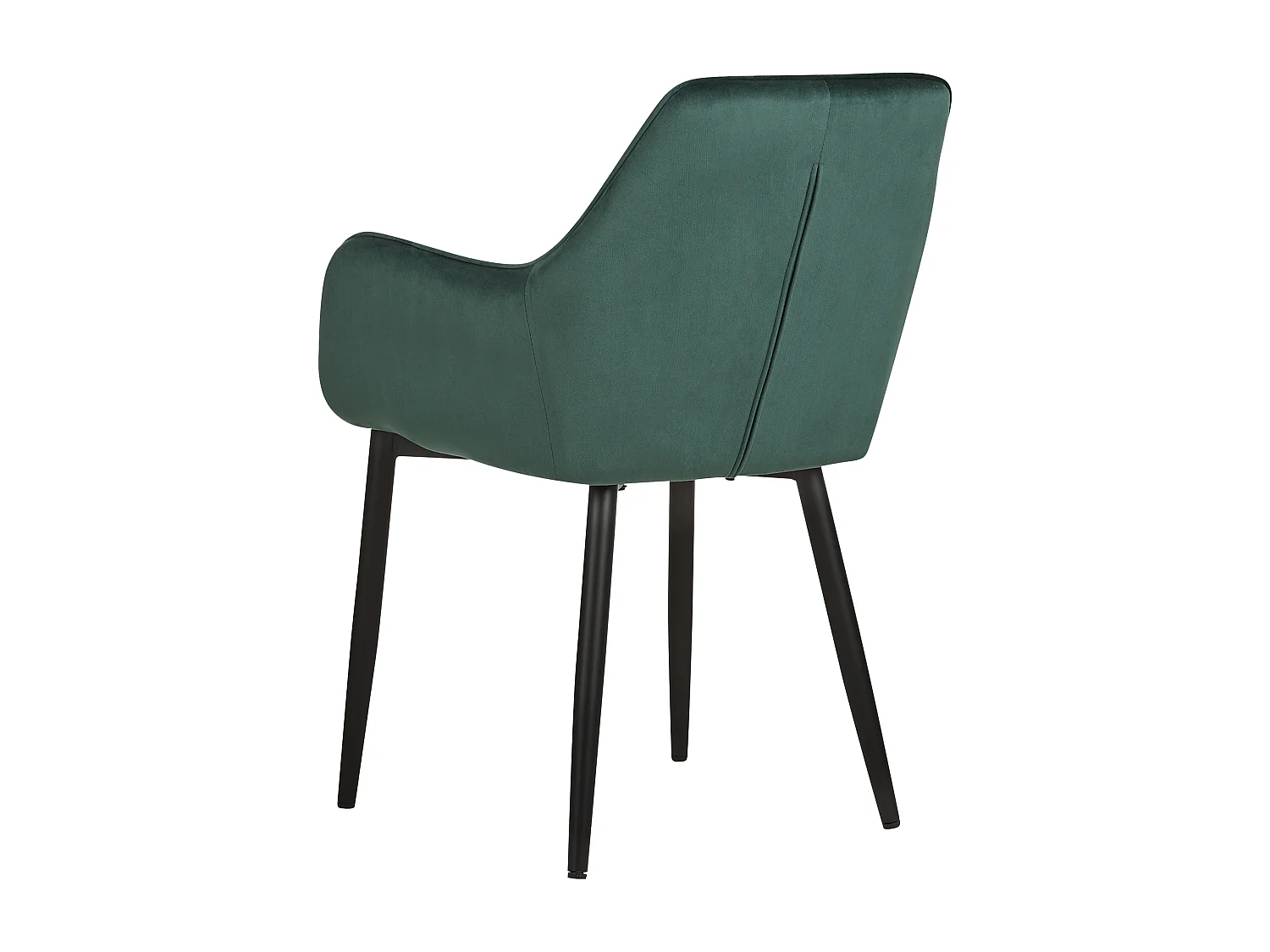 Set di 2 sedie da pranzo WELLSTON Velluto Verde scuro