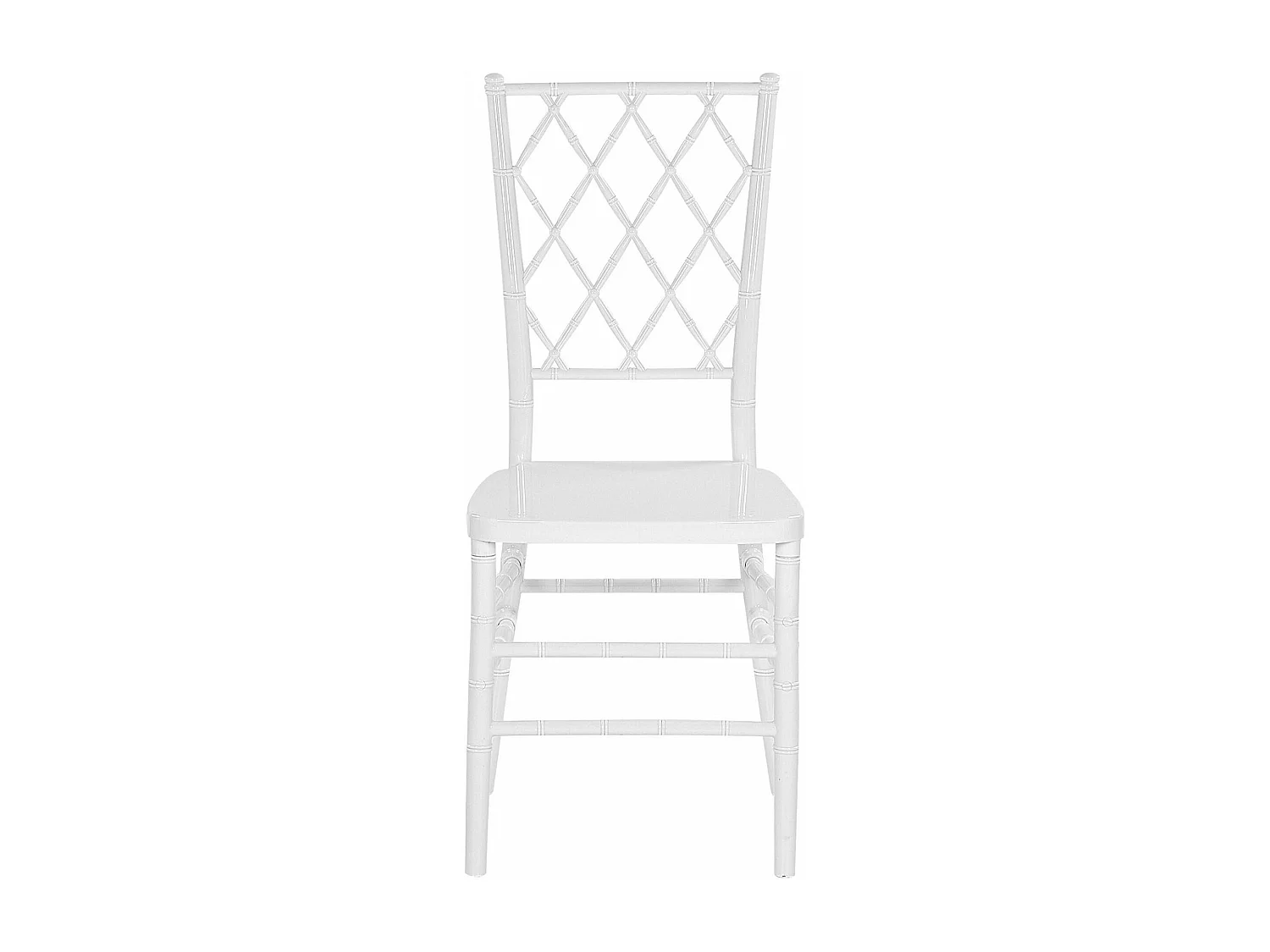 Lot de 2 chaises de salle à manger CLARION Blanc