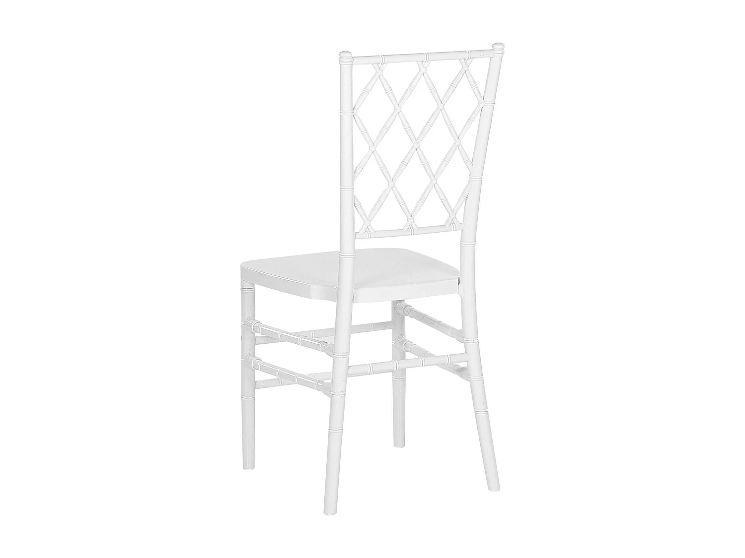 Lot de 2 chaises de salle à manger CLARION Blanc