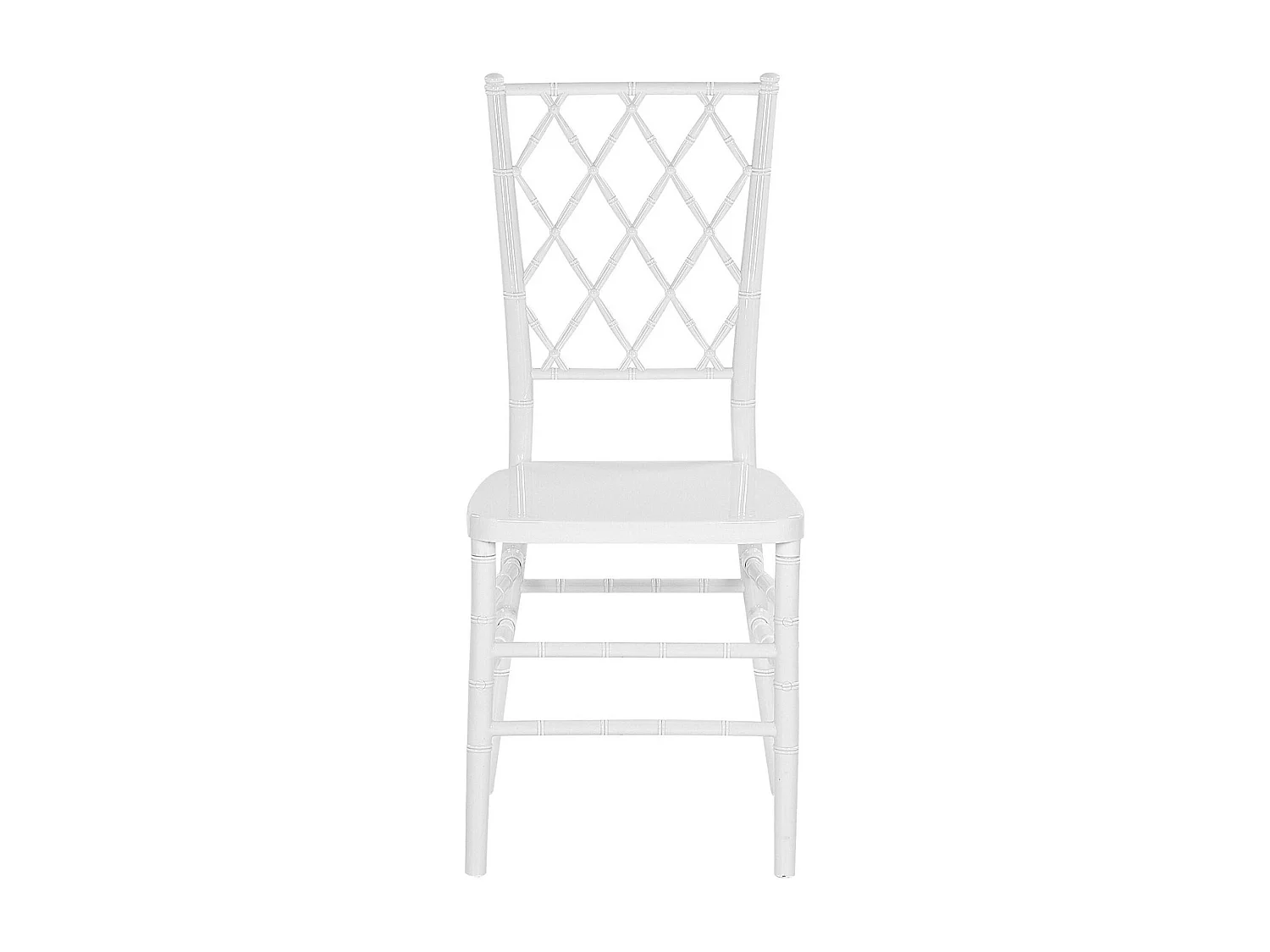 Lot de 2 chaises de salle à manger CLARION Blanc