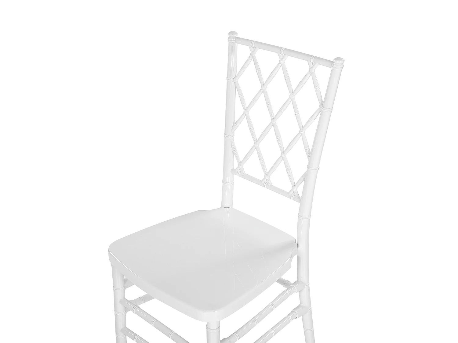 Lot de 2 chaises de salle à manger CLARION Blanc