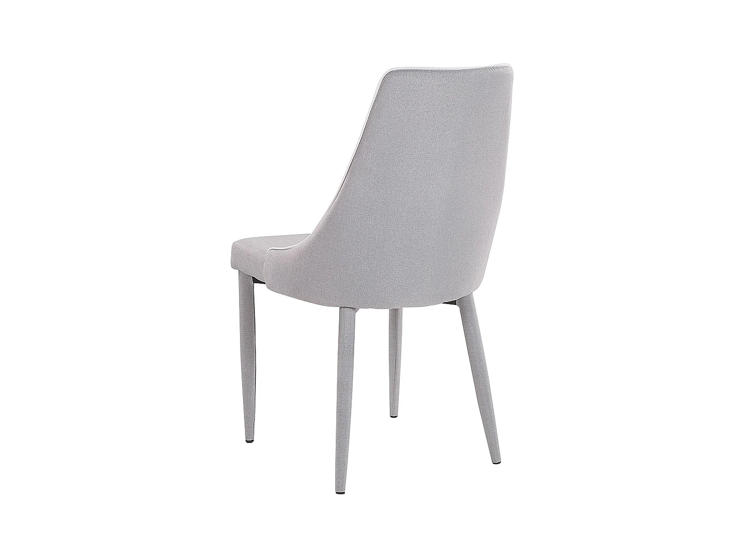 Lot de 2 chaises de salle à manger CAMINO Gris clair