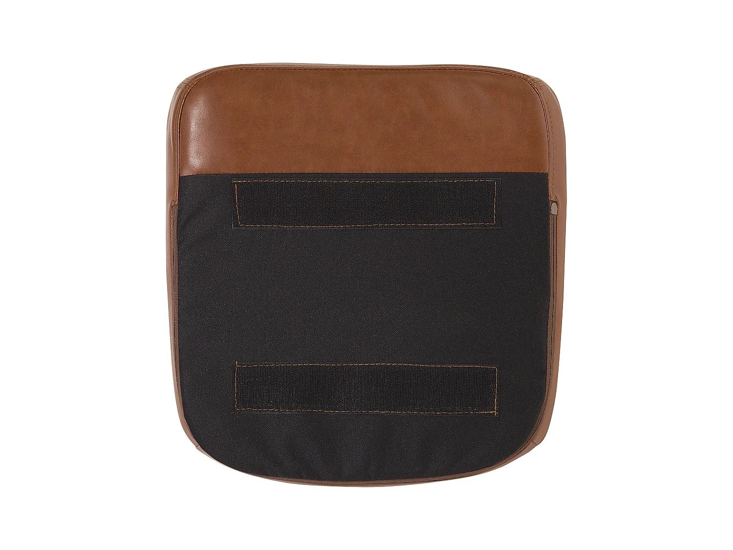 Chaise de salle à manger YORKVILLE Cuir PU Marron doré