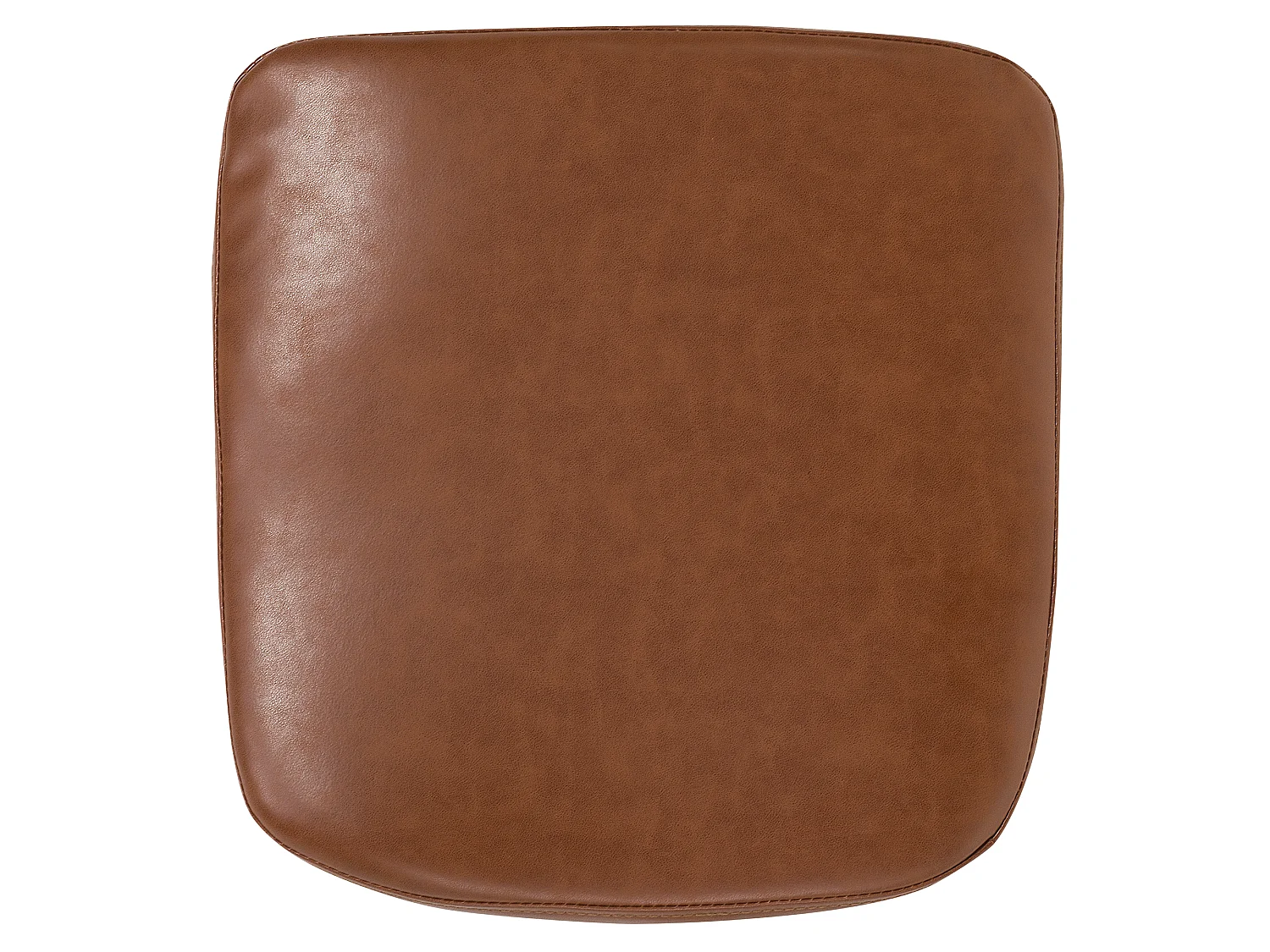 Dining Chair YORKVILLE Faux Leather Golden Brown
