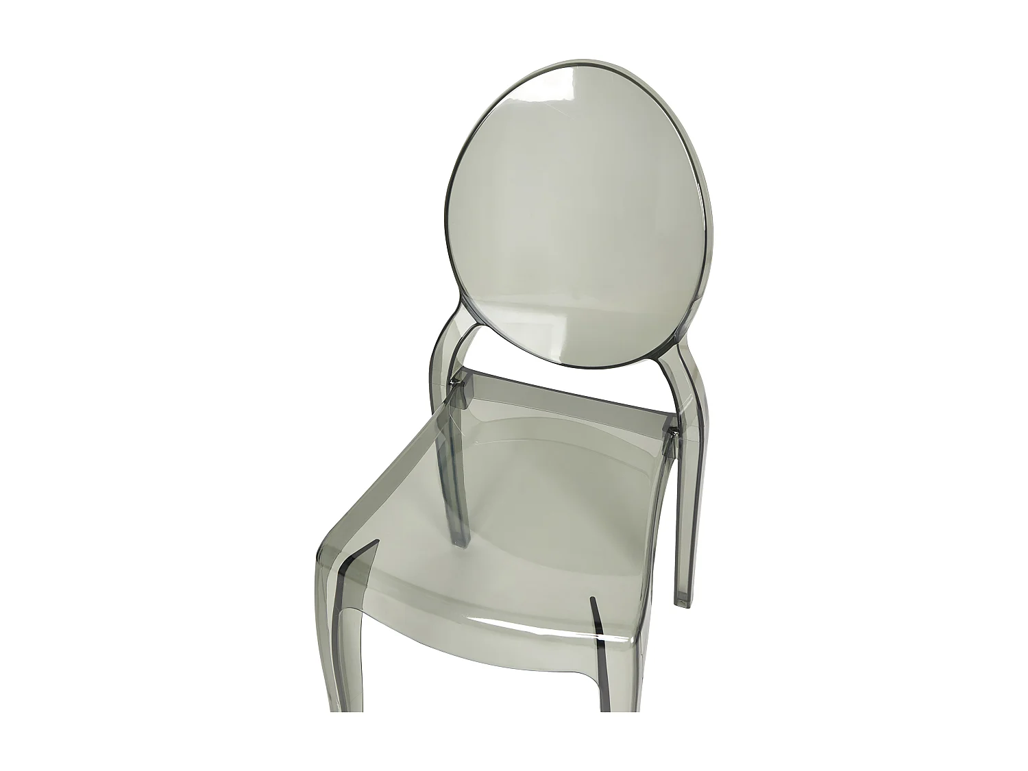 Set van 4 eetkamerstoelen MERTON Zwart