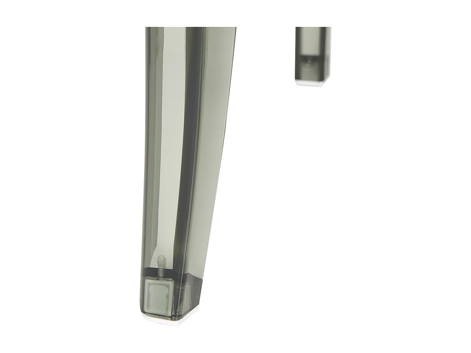 Modernes Stuhl-Set 4 Stücke transparent/schwarz Merton