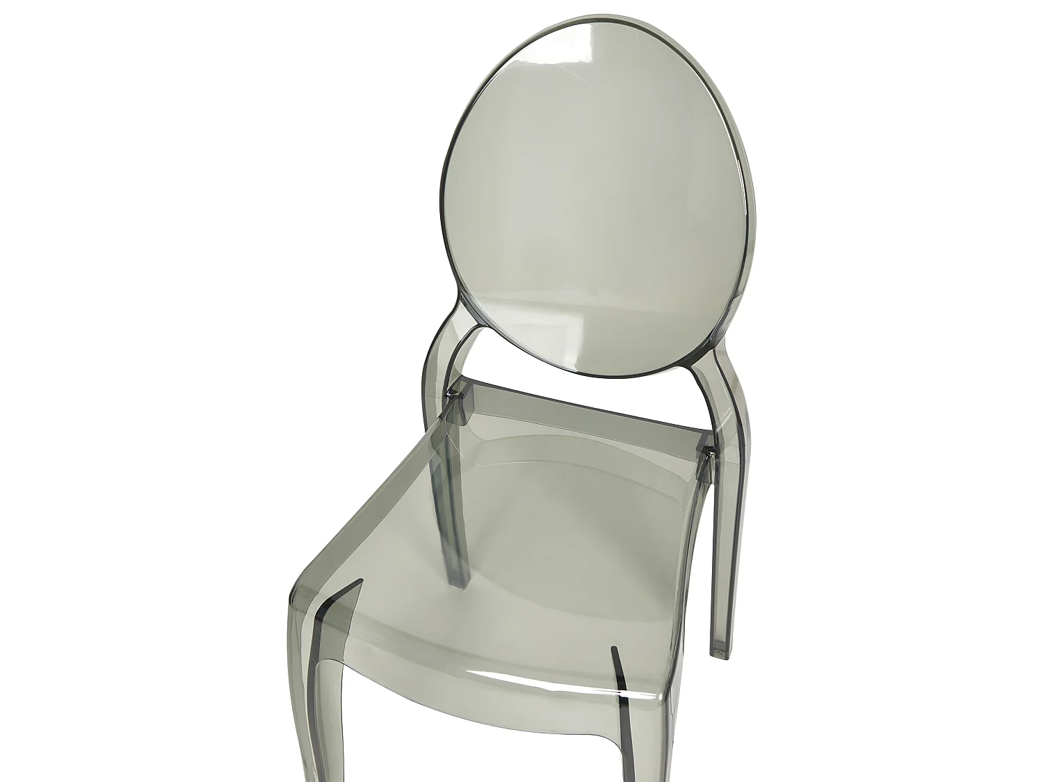 Set van 4 eetkamerstoelen MERTON Zwart