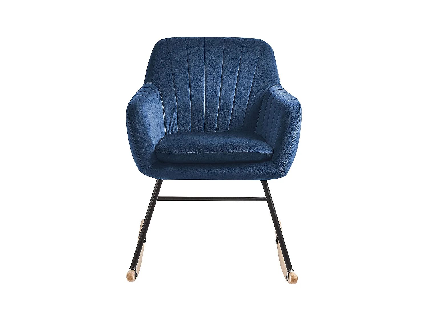 Schommelstoel LIARUM Fluweel Marineblauw