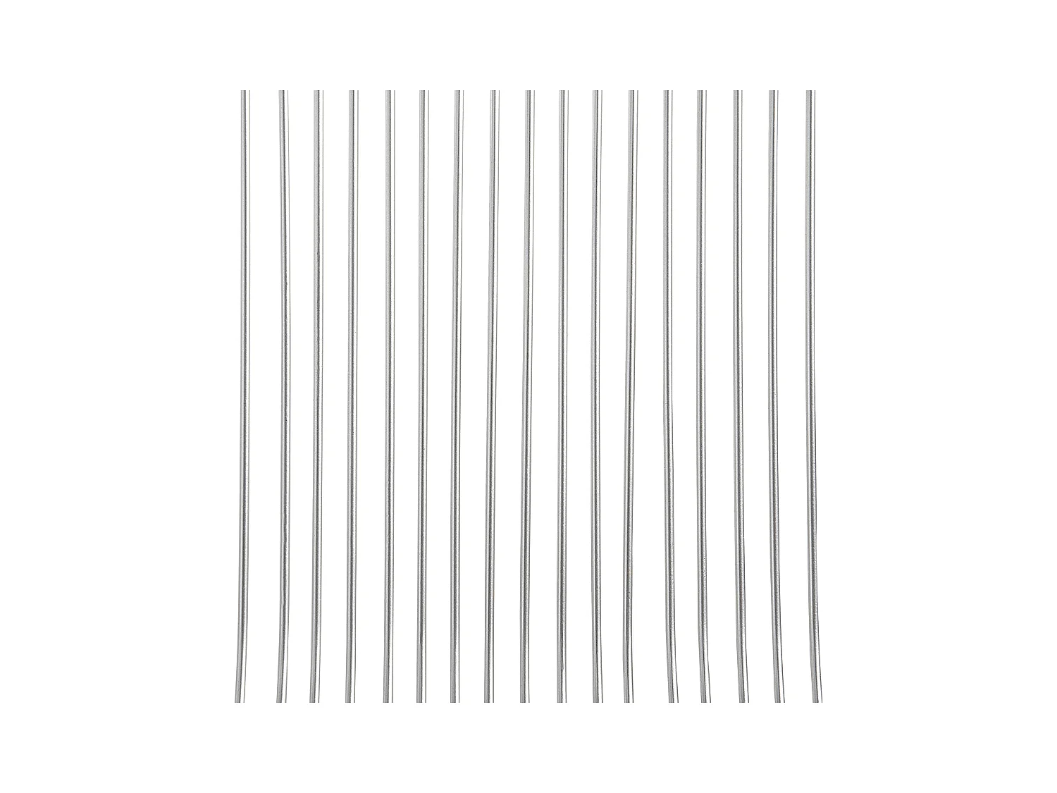 Set van 2 eetkamerstoelen AURORA Metaal Zilver