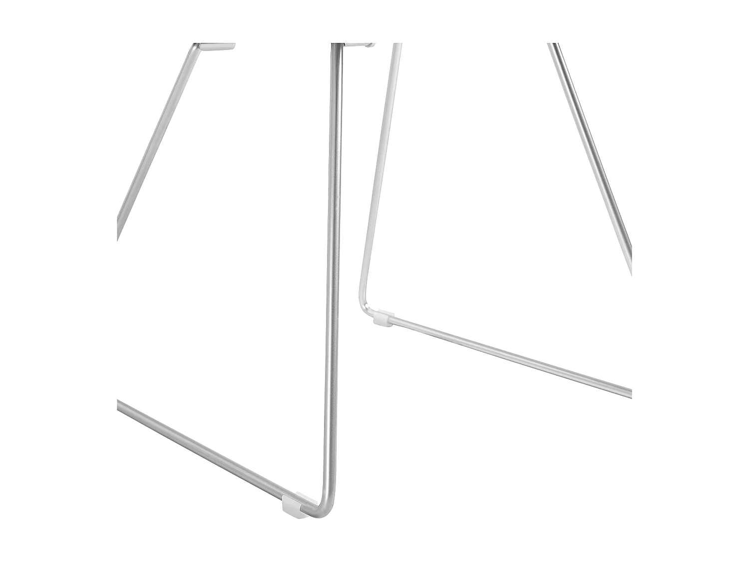 Set van 2 eetkamerstoelen AURORA Metaal Zilver