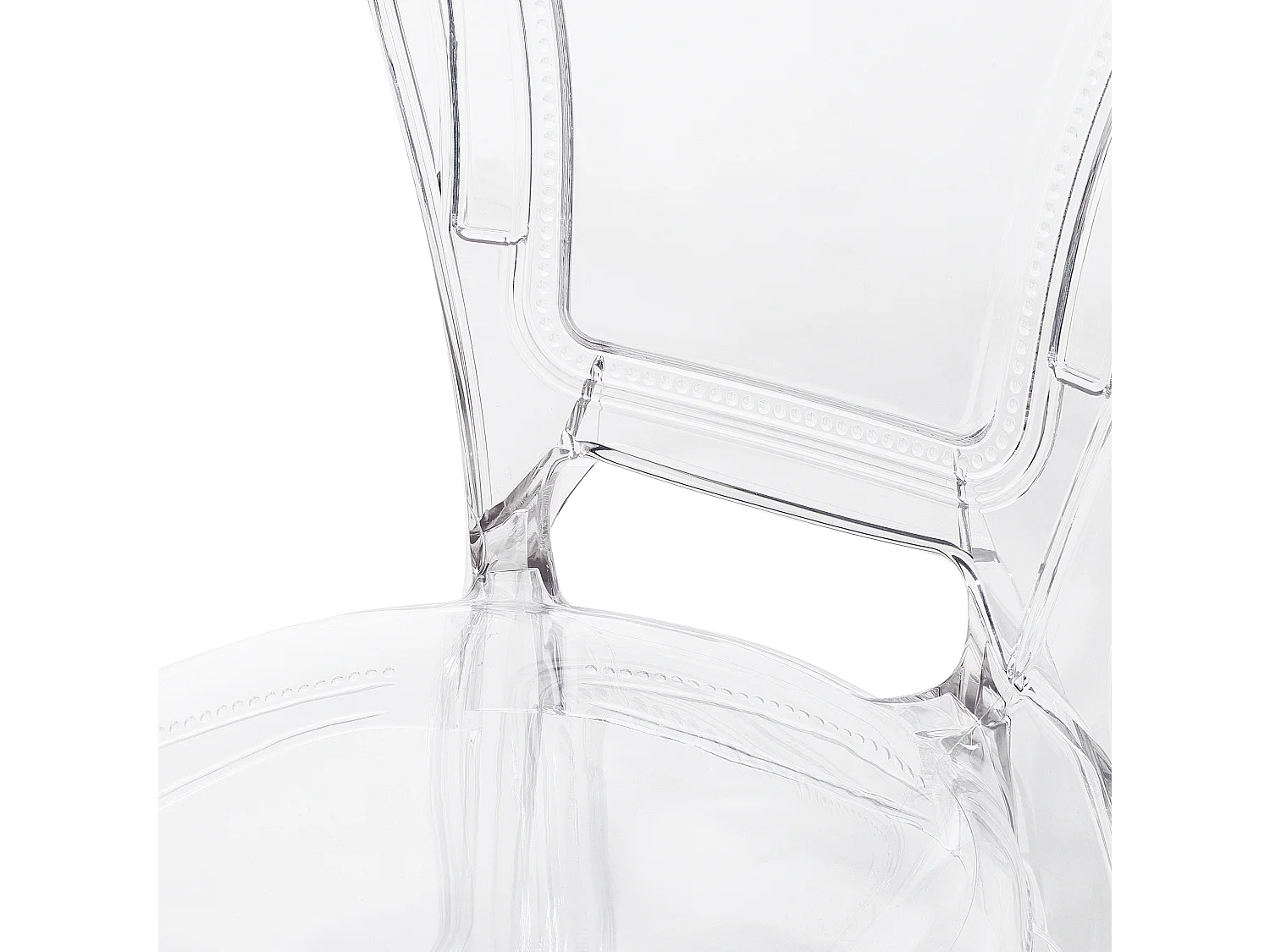 Set van 2 eetkamerstoelen VERMONT Transparant