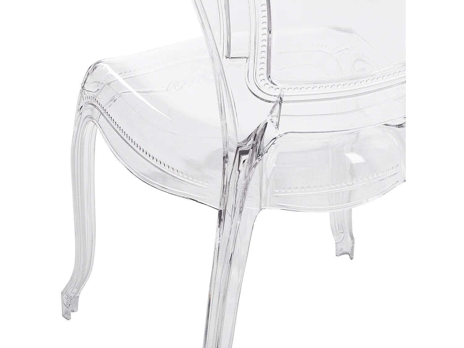 Set van 2 eetkamerstoelen VERMONT Transparant