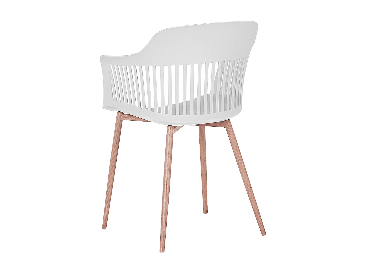 Conjunto de 2 sillas de comedor BERECA Blanco