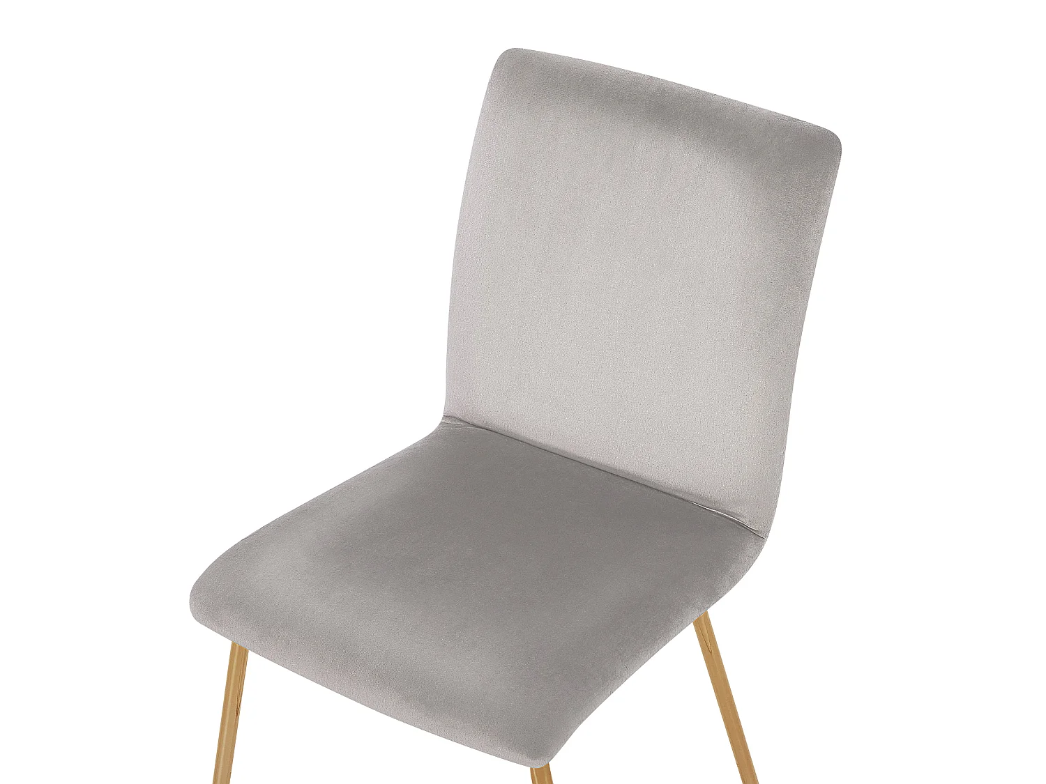 Esszimmerstuhl 2er Set RUBIO Samtstoff Grau
