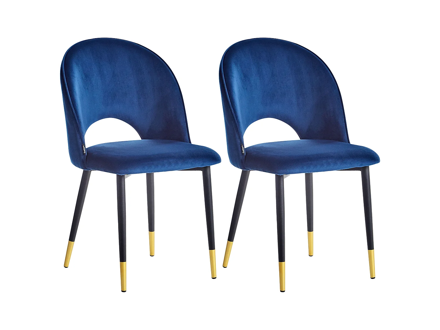Lot de 2 chaises de salle à manger MAGALIA Bleu