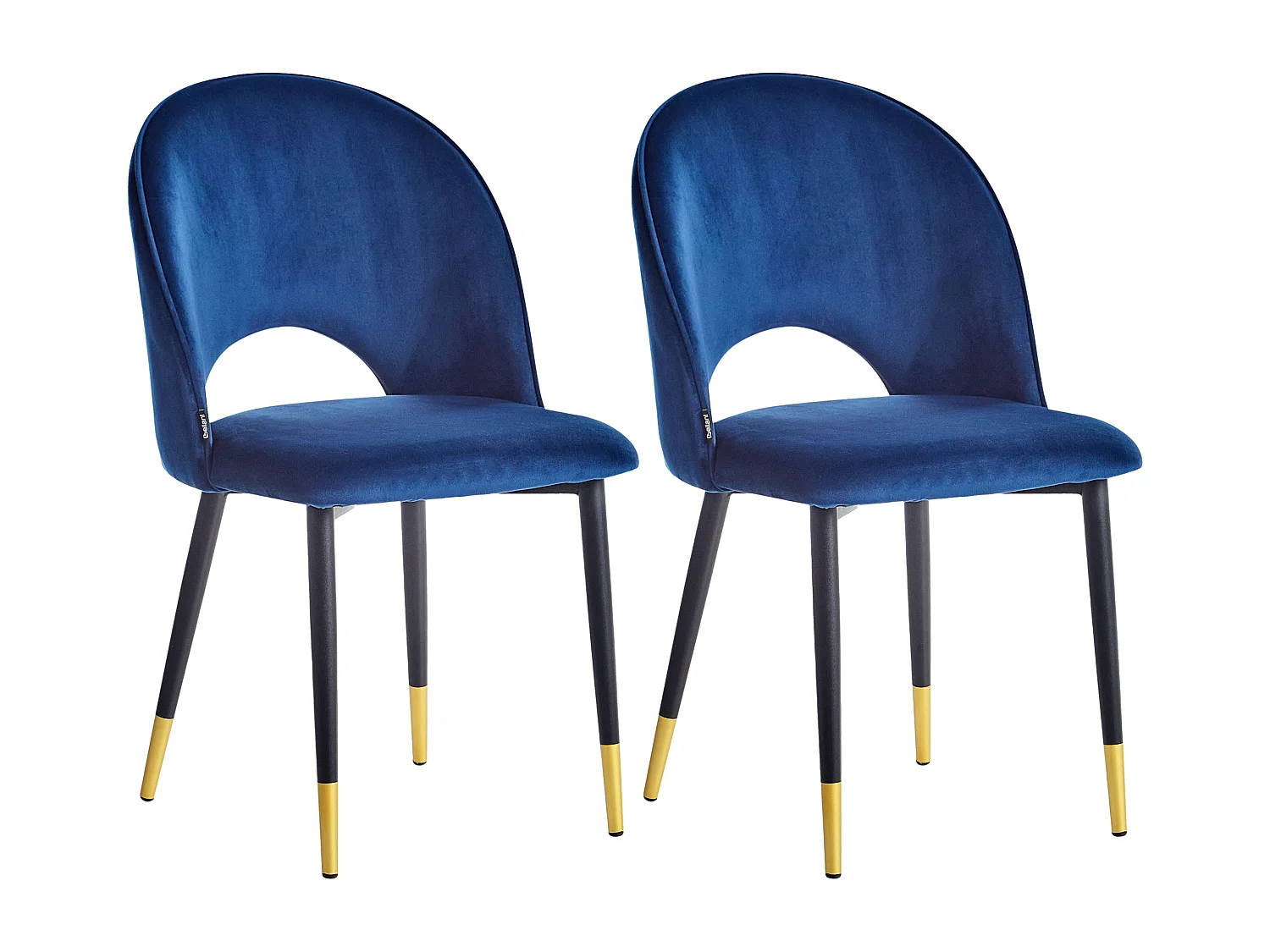 Lot de 2 chaises de salle à manger MAGALIA Bleu