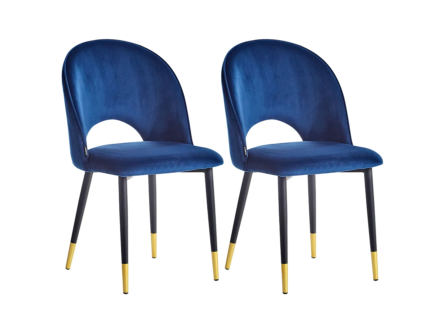 Lot de 2 chaises de salle à manger MAGALIA Bleu