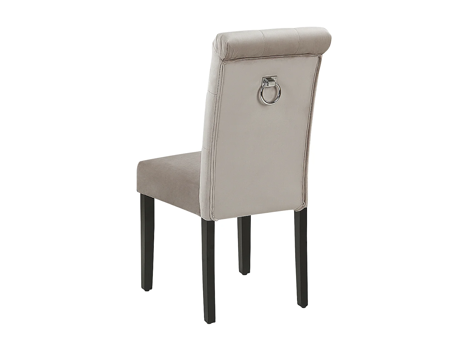 Set van 2 eetkamerstoelen VELVA II Fluweel Grijs