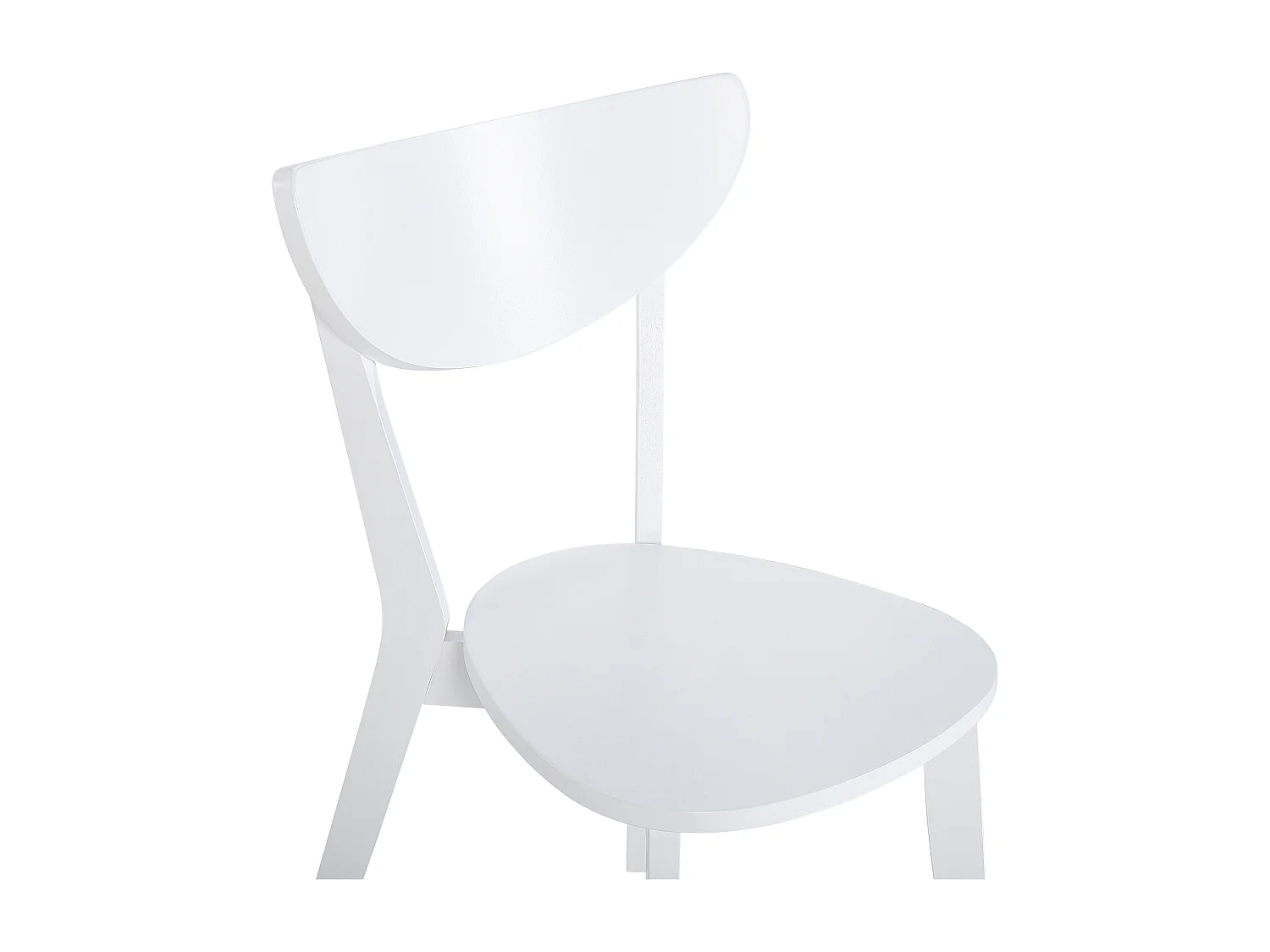 Lot de 2 chaises de salle à manger ROXBY Blanc