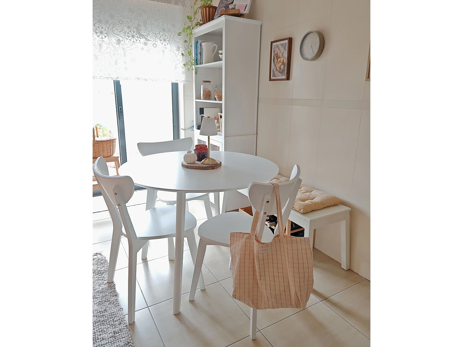 Lot de 2 chaises de salle à manger ROXBY Blanc