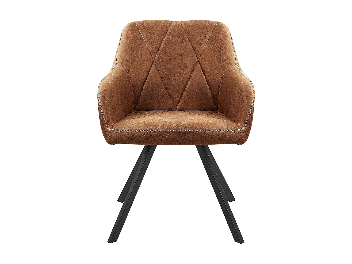 Set van 2 eetkamerstoelen MONEE Goudbruin