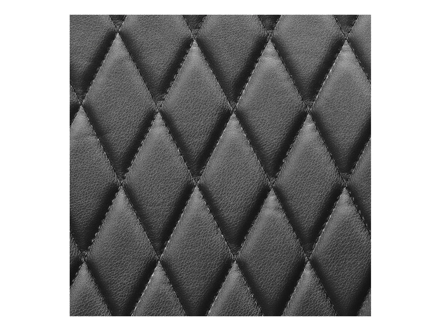 Set van 2 eetkamerstoelen ARCATA Kunstleer Zwart