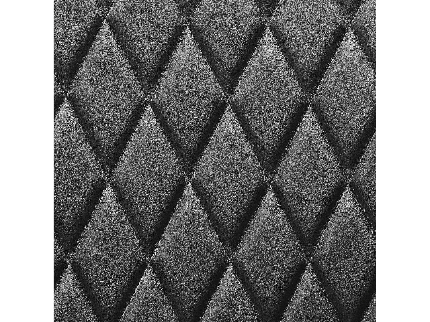 Lot de 2 chaises de salle à manger ARCATA Cuir PU Noir