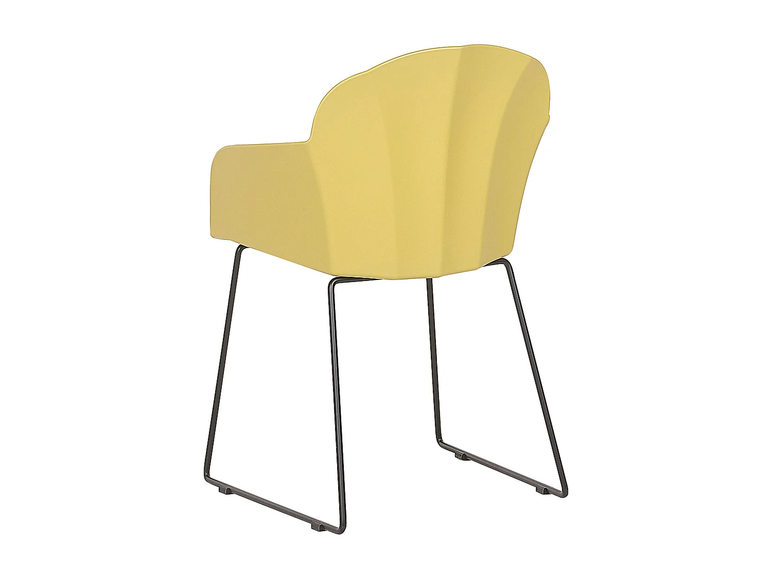 Lot de 2 chaises de salle à manger SYLVA Jaune