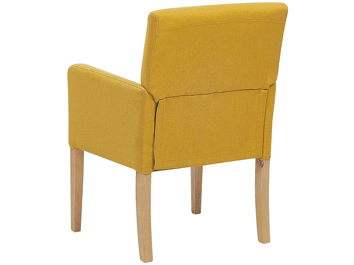 Trendy Polsterstuhl in edlem Gelb 58x60x89 cm perfekt für jedes Wohnzimmer