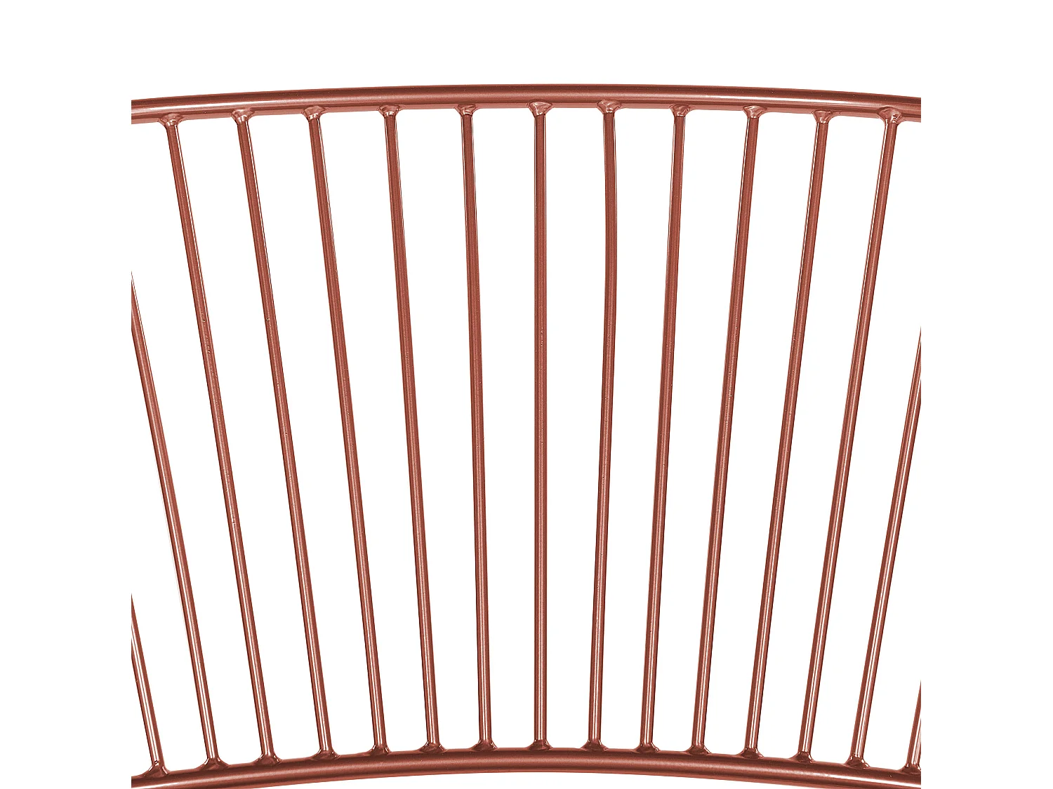 Conjunto de 2 sillas de comedor RIGBY Metal Cobrizo