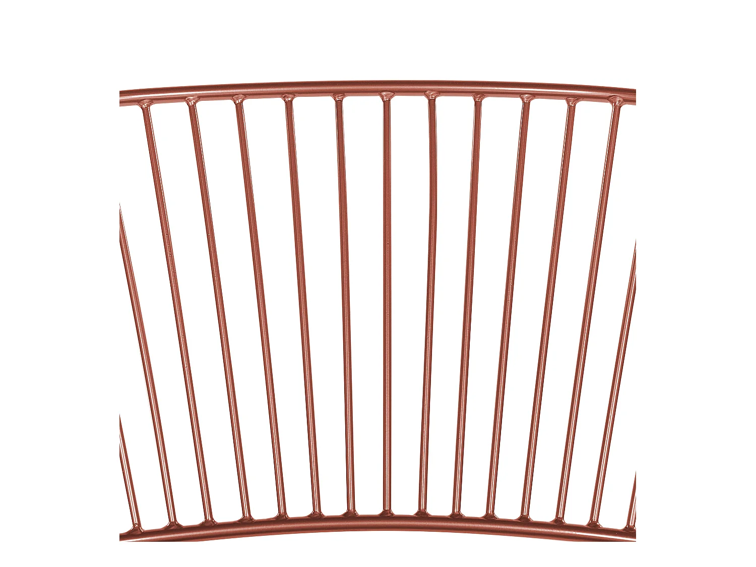 Lot de 2 chaises de salle à manger RIGBY Métal Cuivré