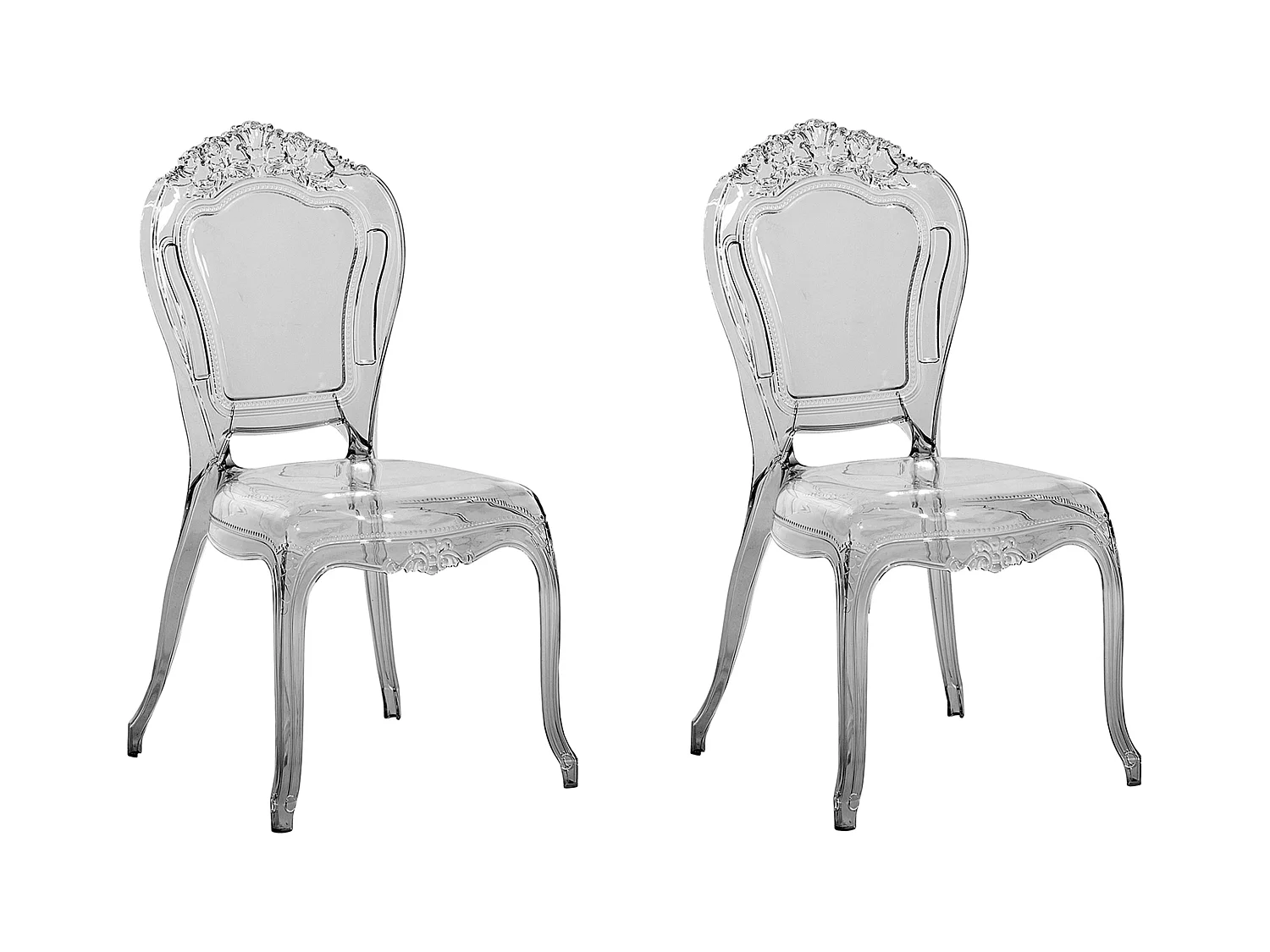 Lot de 2 chaises de salle à manger VERMONT Noir