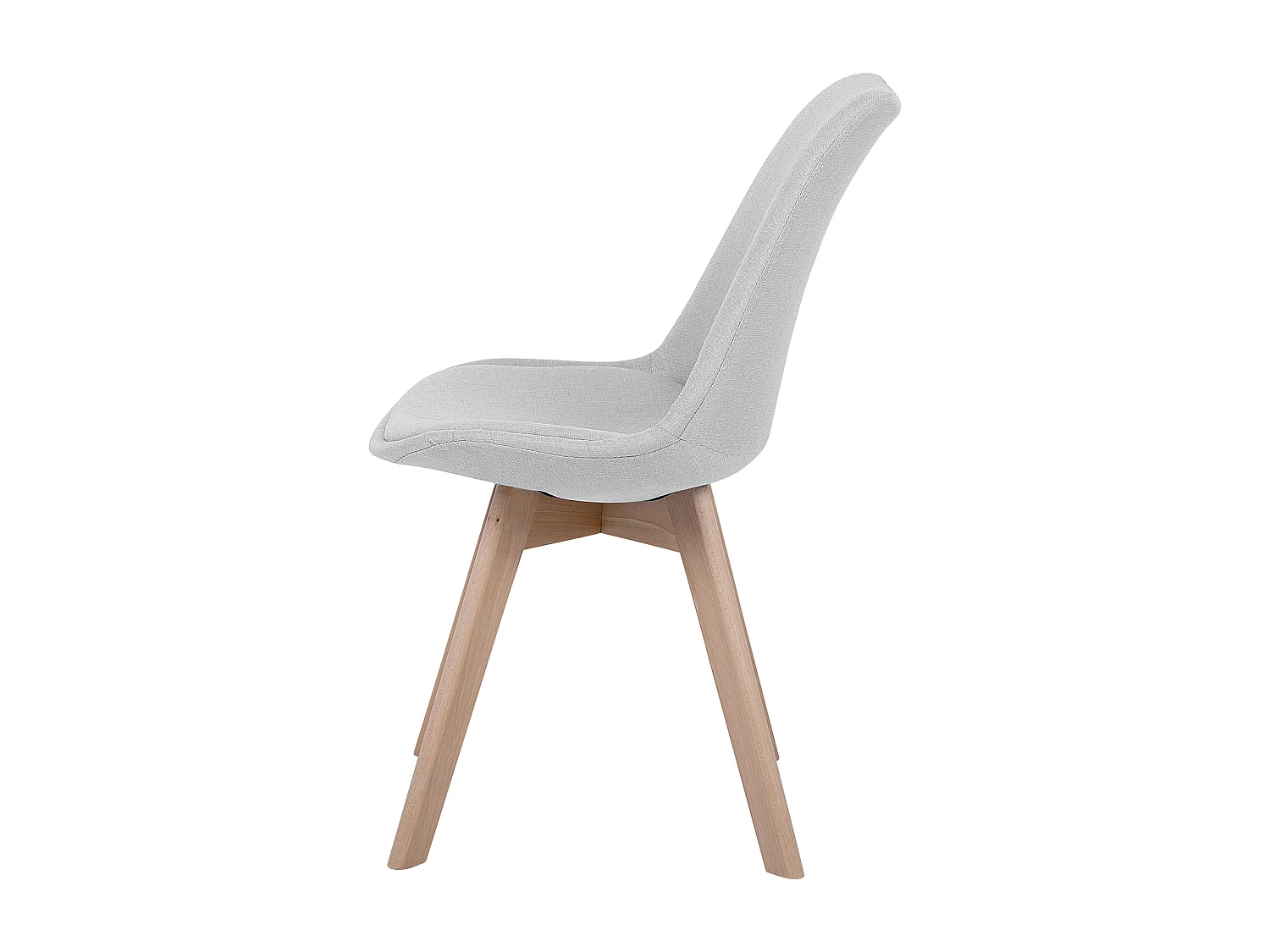 Lot de 2 chaises de salle à manger DAKOTA II Gris clair