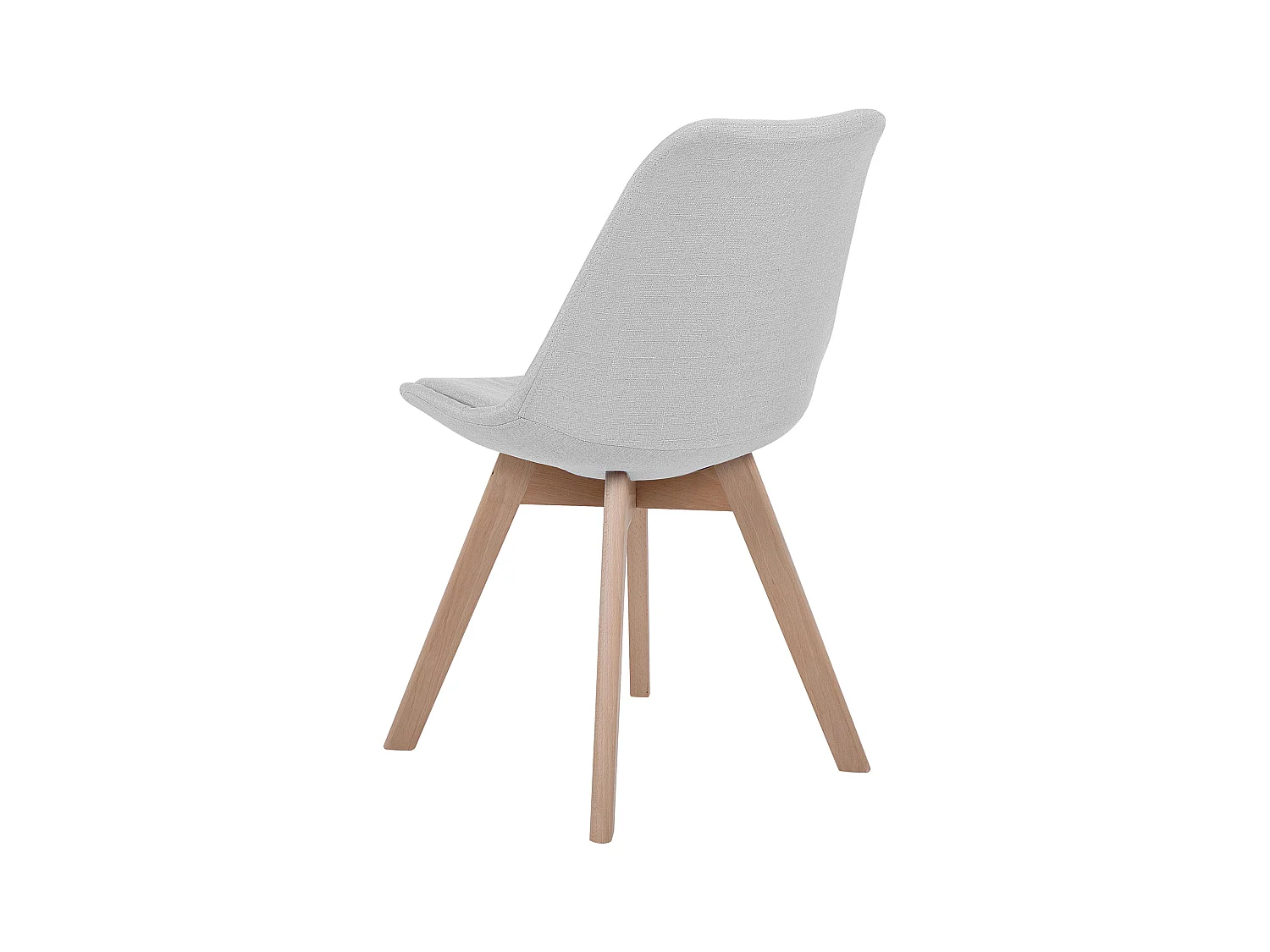 Lot de 2 chaises de salle à manger DAKOTA II Gris clair