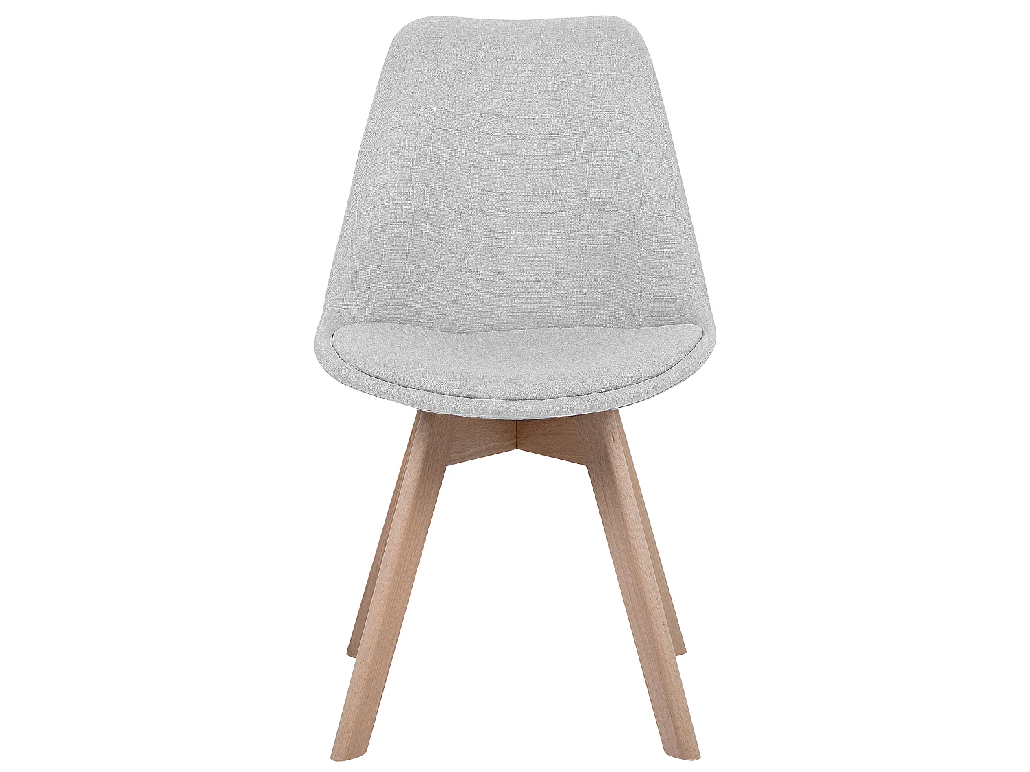 Lot de 2 chaises de salle à manger DAKOTA II Gris clair