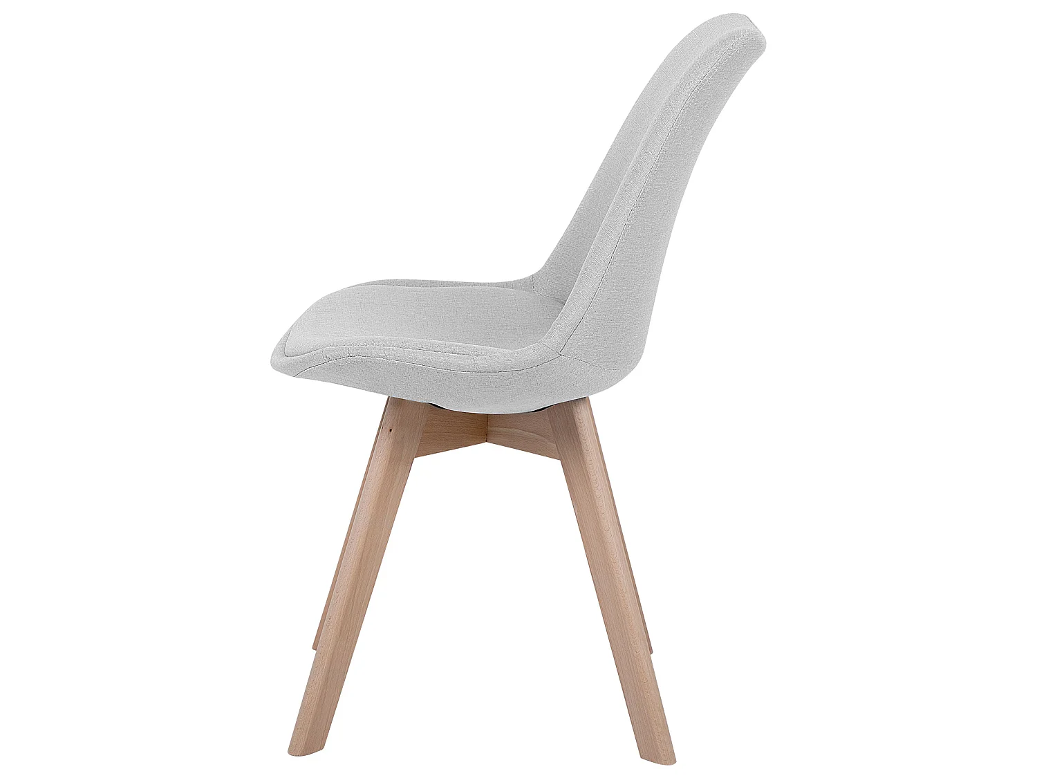 Lot de 2 chaises de salle à manger DAKOTA II Gris clair