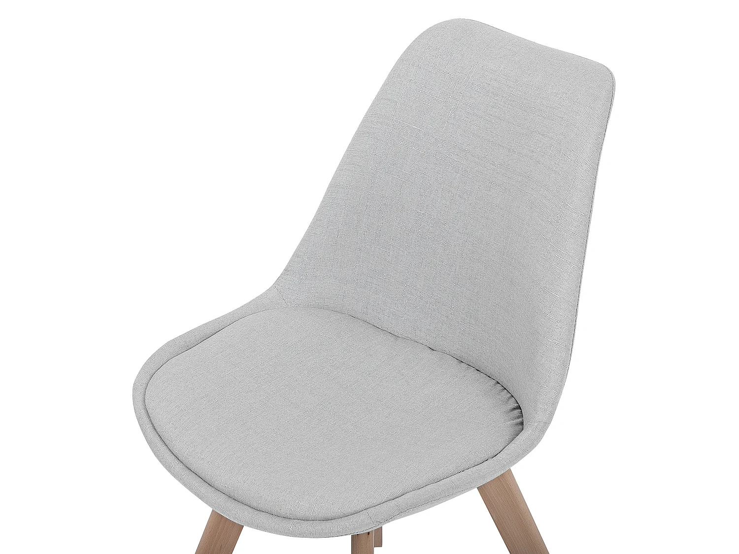 Lot de 2 chaises de salle à manger DAKOTA II Gris clair