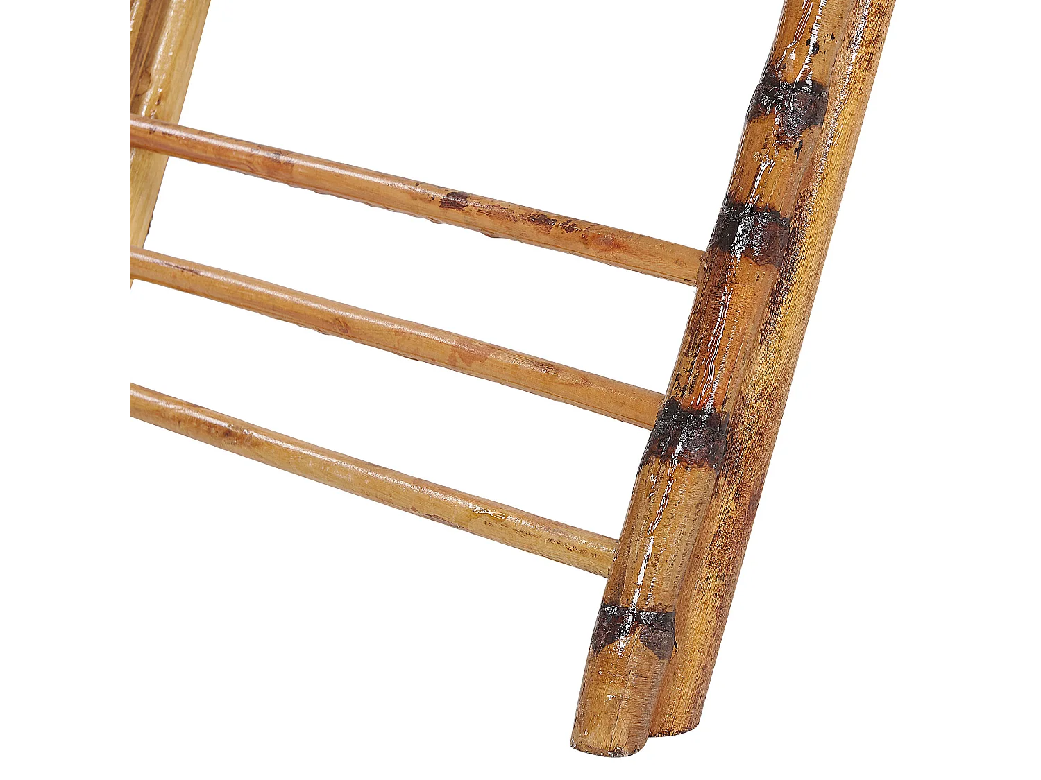 Lot de 4 chaises de salle à manger Pliant TRENTOR Bambou Naturel