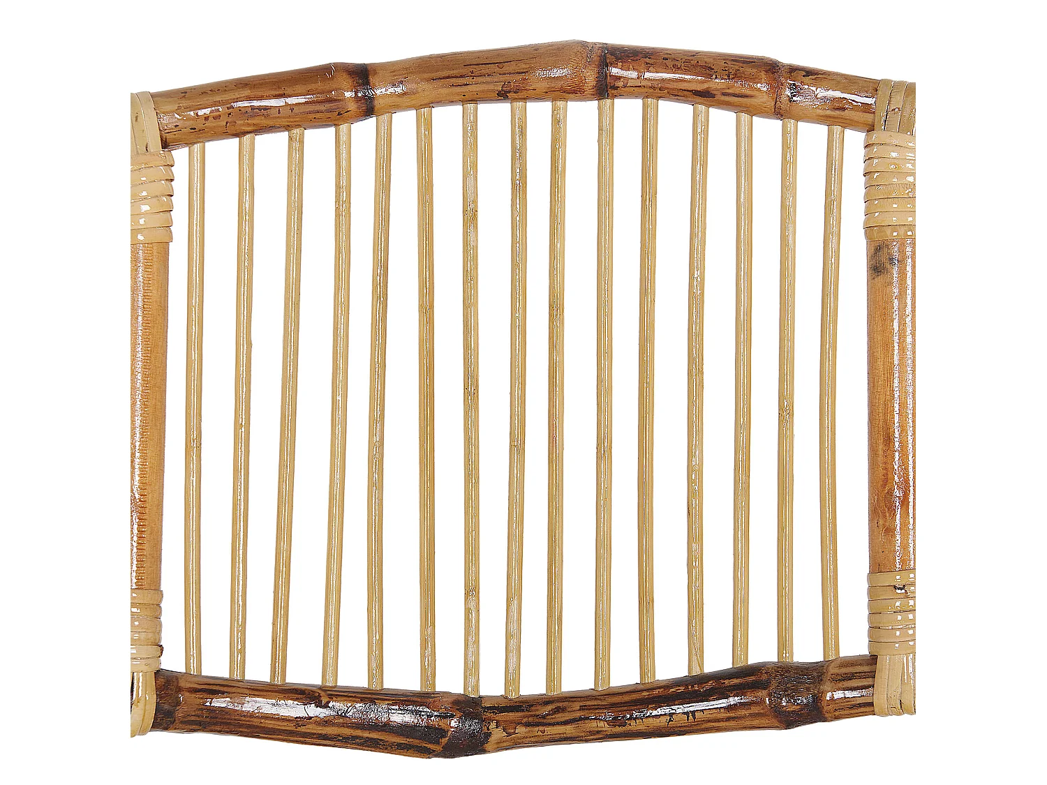 Lot de 4 chaises de salle à manger Pliant TRENTOR Bambou Naturel