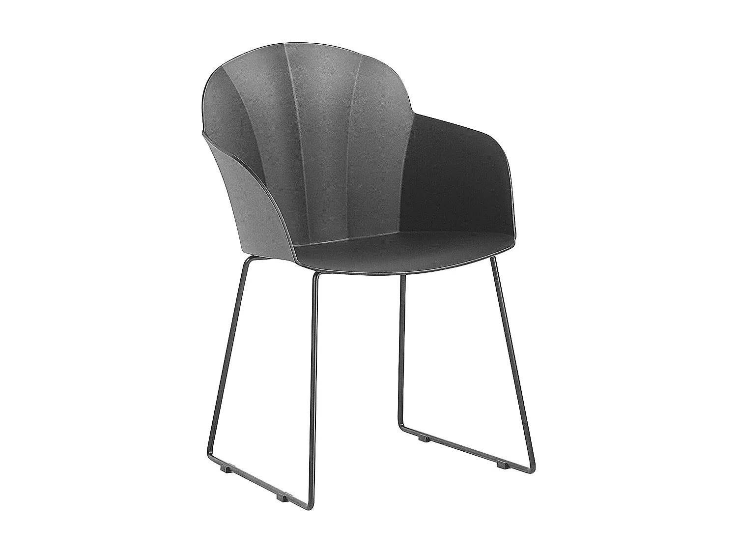 Lot de 2 chaises de salle à manger SYLVA Noir