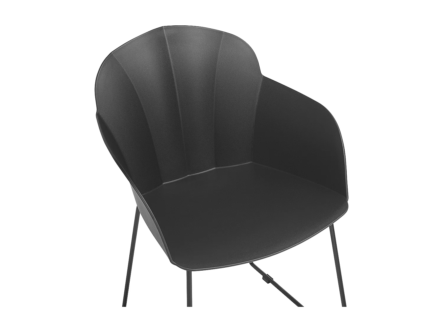 Lot de 2 chaises de salle à manger SYLVA Noir