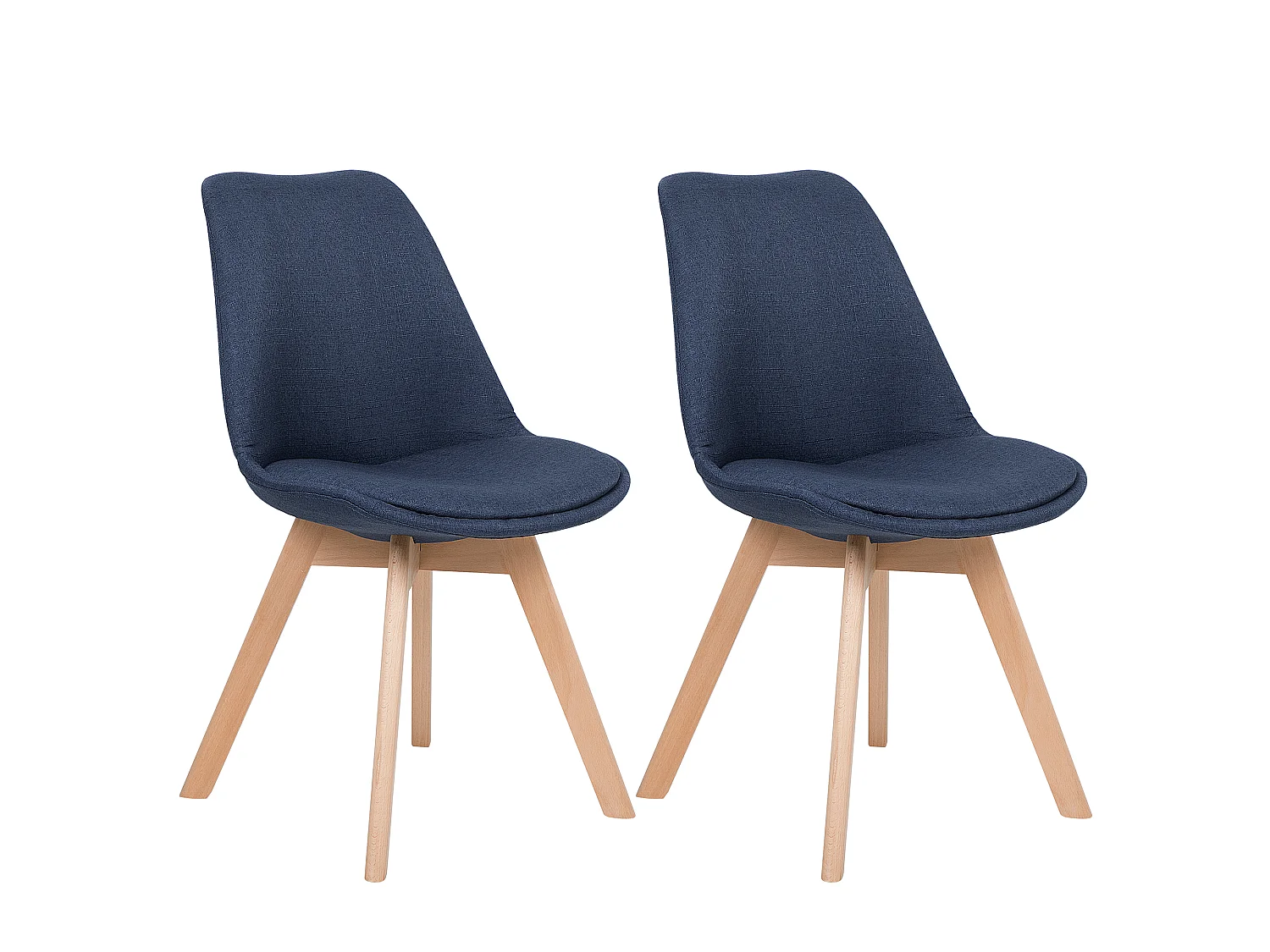 Lot de 2 chaises de salle à manger DAKOTA II Gris graphite